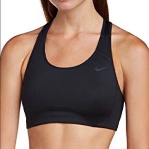 Nike Dri Fit Black Bra Size Large